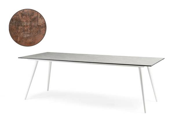 Kapstadt Gartentisch Aluminium 220x100 cm