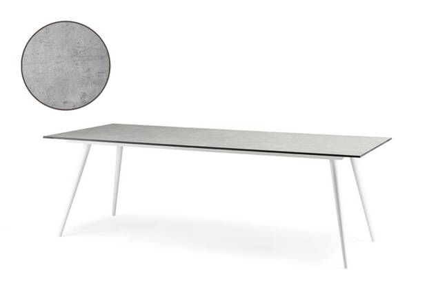 Kapstadt Gartentisch Aluminium 220x100 cm