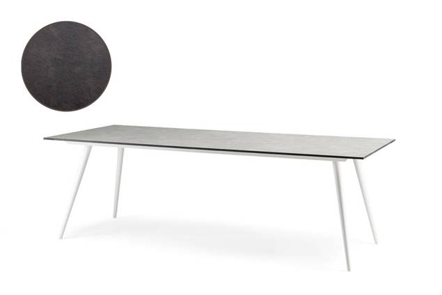 Kapstadt Table de jardin aluminium 220x100 cm
