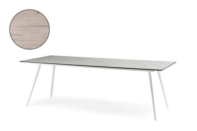 Kapstadt Table de jardin aluminium 90x90 cm