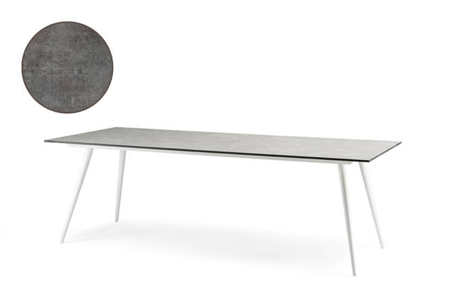 Kapstadt Gartentisch Aluminium Ø 115 cm