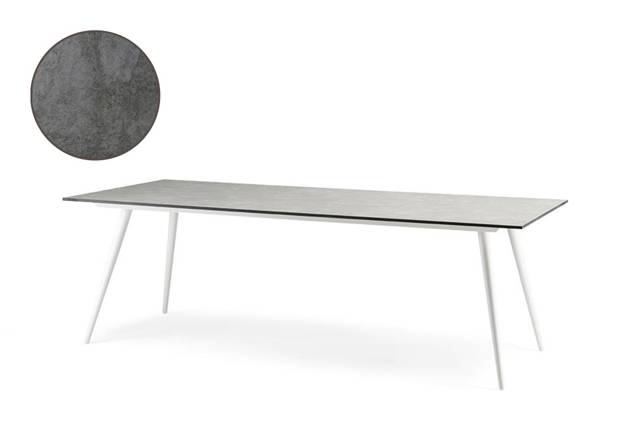 Kapstadt Gartentisch Aluminium 90x90 cm