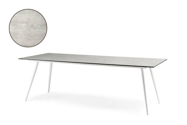 Kapstadt Gartentisch Aluminium Ø 129 cm