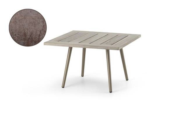 Kapstadt Loungetisch Aluminium Ø 80 cm