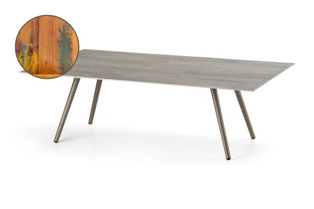 Kapstadt Loungetisch Aluminium 120x70 cm