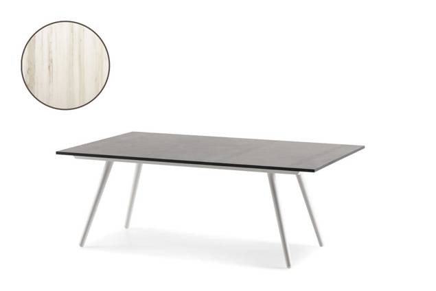 Kapstadt Loungetisch Aluminium 120x70 cm