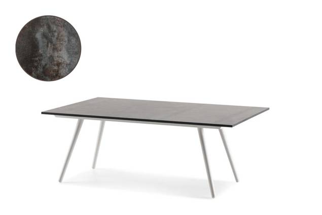 Kapstadt Loungetisch Aluminium 120x70 cm