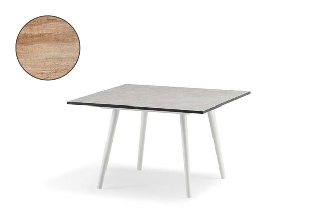 Kapstadt Loungetisch Aluminium 70x70 cm