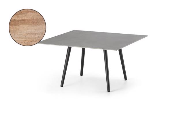 Kapstadt Table de salon aluminium 90x90 cm