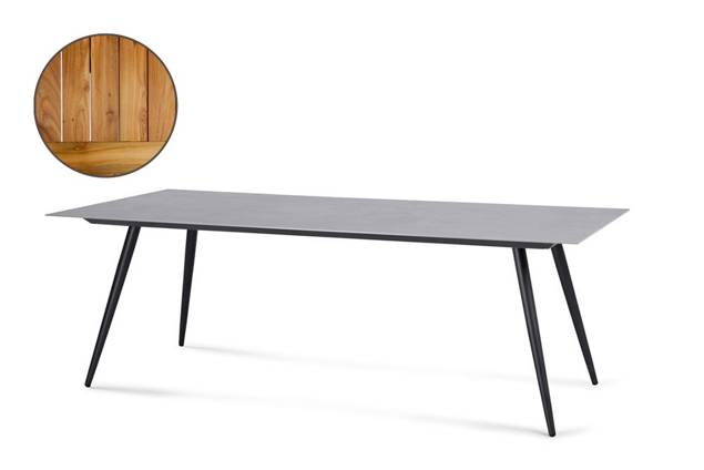 Kapstadt Gartentisch Aluminium 80x80 cm