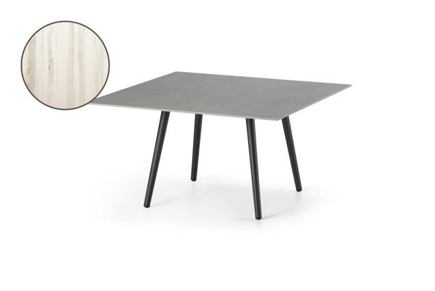 Kapstadt Table de salon aluminium 80x80 cm