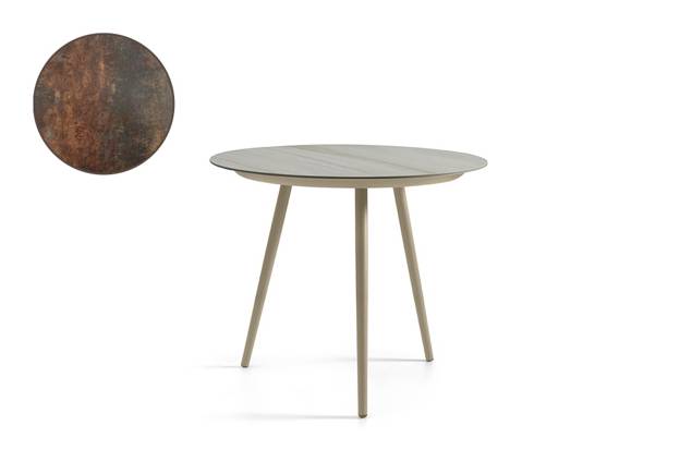 Kapstadt Table de jardin aluminium Ø 90 cm