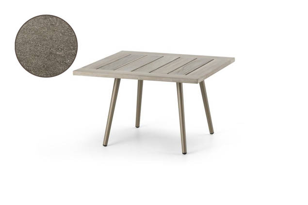 Kapstadt Table de salon aluminium Ø 80 cm
