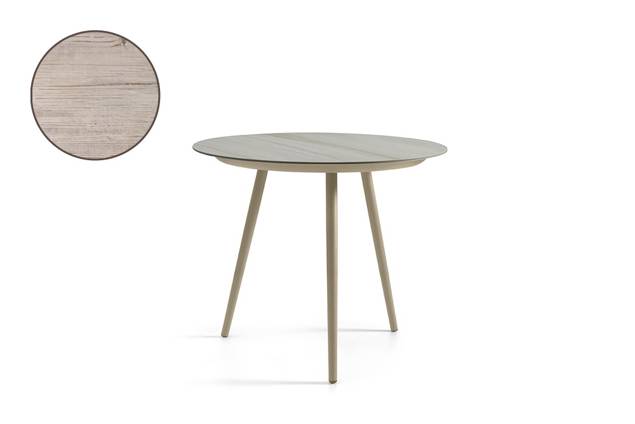 Kapstadt Table de jardin aluminium Ø 70 cm