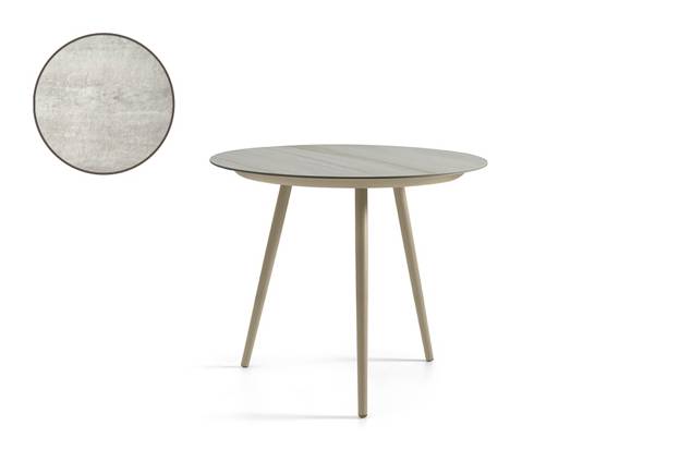 Kapstadt Table de jardin aluminium Ø 80 cm