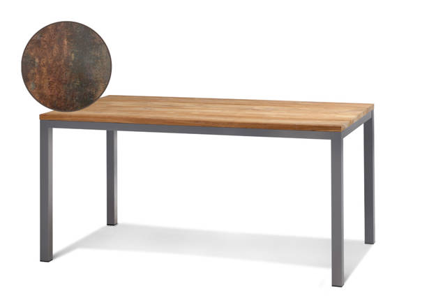 Kopenhagen Table de jardin aluminium 220x100 cm