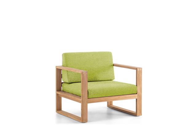 Madeira Loungesessel mit Armlehnen Holz 