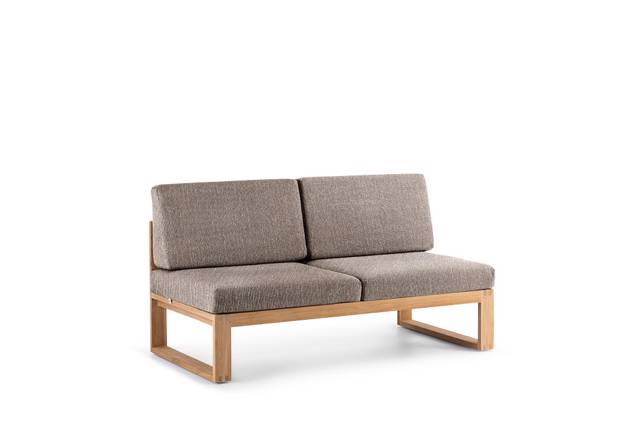 Madeira Banc lounge 2 places bois