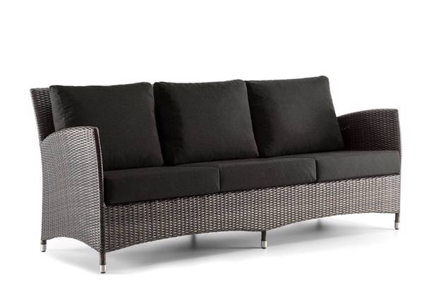 Madrid II 3er Loungebank Rattan