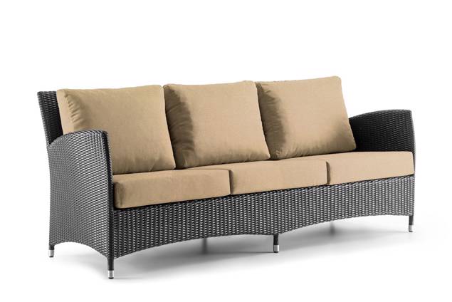 Madrid II 3er Loungebank Rattan