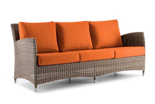 Madrid II 3er Loungebank Rattan