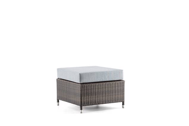 Madrid II Loungehocker Rattan