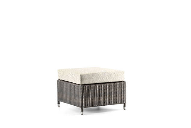 Madrid II Loungehocker Rattan