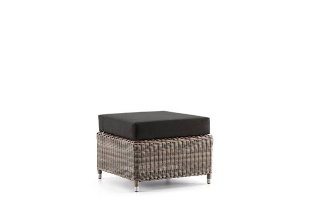 Madrid II Loungehocker Rattan