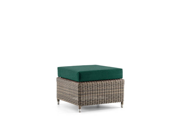 Madrid II Loungehocker Rattan