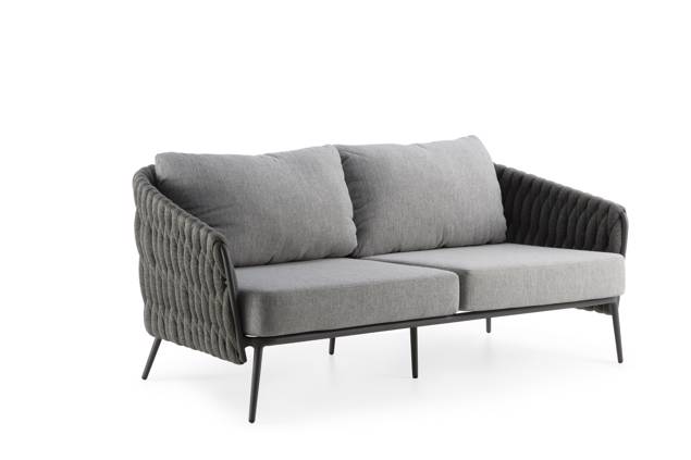 Mali 2.5er Loungebank  Aluminium