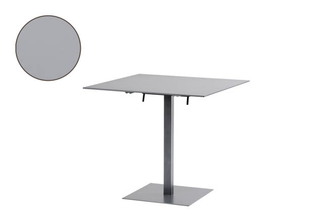 Mendrisio Gartentisch klappbar Stahl 70x70 cm