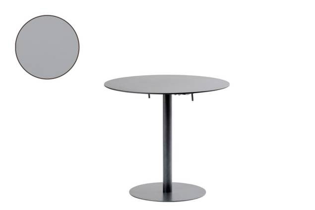 Mendrisio Table de jardin pliante acier Ø 90 cm