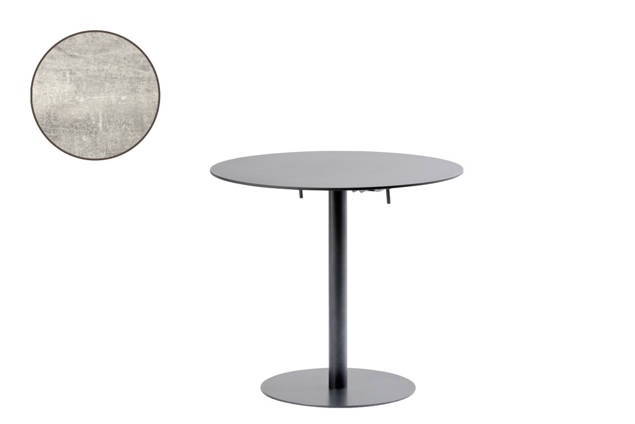 Mendrisio Gartentisch klappbar Stahl Ø 80 cm