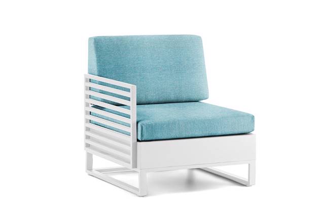 Miami Fauteuil de lounge gauche aluminium