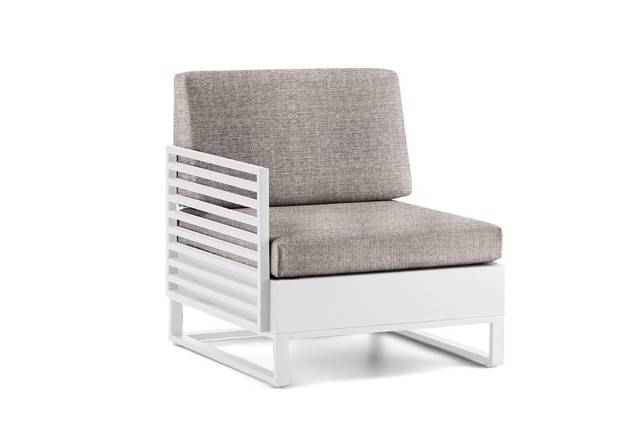 Miami Fauteuil lounge droite aluminium