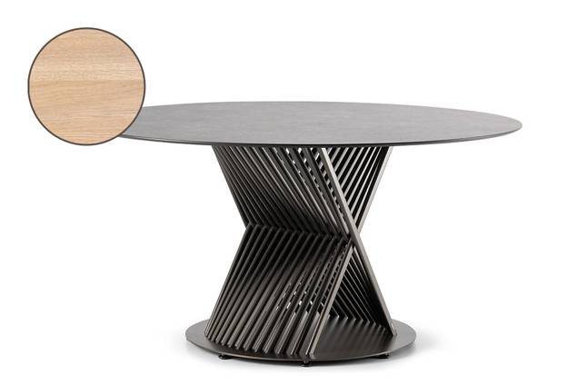 Milos Table de jardin ronde aluminium Ø 160 cm