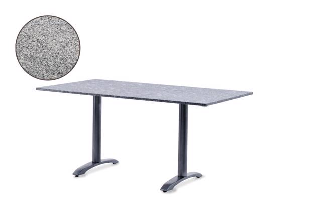 Modern Table de jardin fonte d'acier 167x106 cm