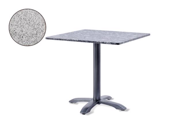 Modern Table de jardin fonte d'acier 80x80 cm