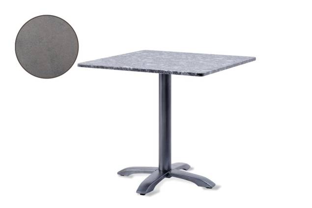 Modern Table de jardin fonte d'acier Ø 100 cm