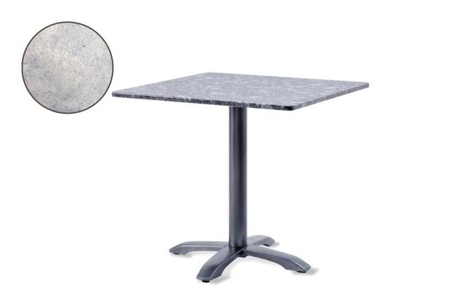 Modern Table de jardin fonte d'acier Ø 100 cm