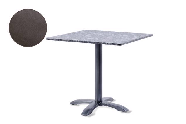 Modern Table de jardin fonte d'acier Ø 115 cm