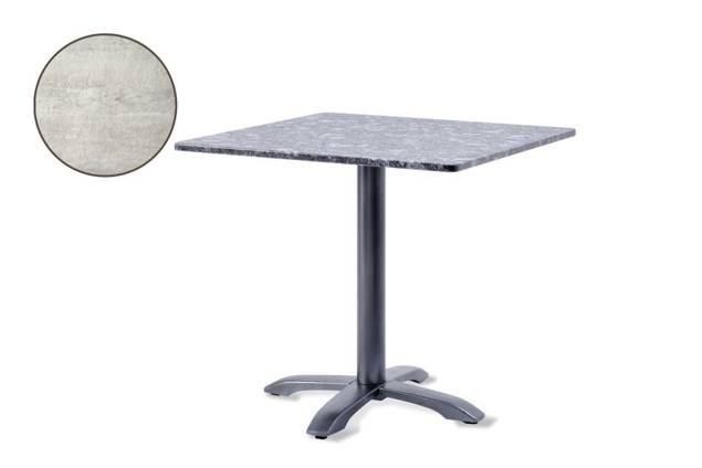 Modern Gartentisch Stahlguss Ø 80 cm