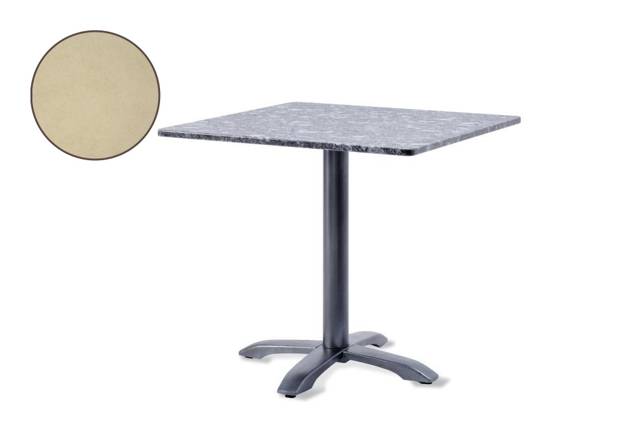 Modern Table de jardin fonte d'acier 80x80 cm