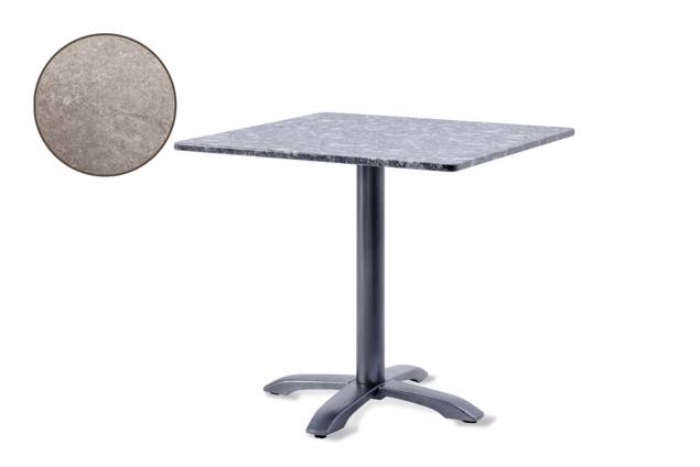 Modern Table de jardin fonte d'acier Ø 90 cm