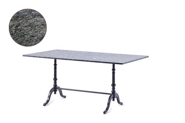 Nostalgie Table de jardin fonte d'acier 167x106 cm