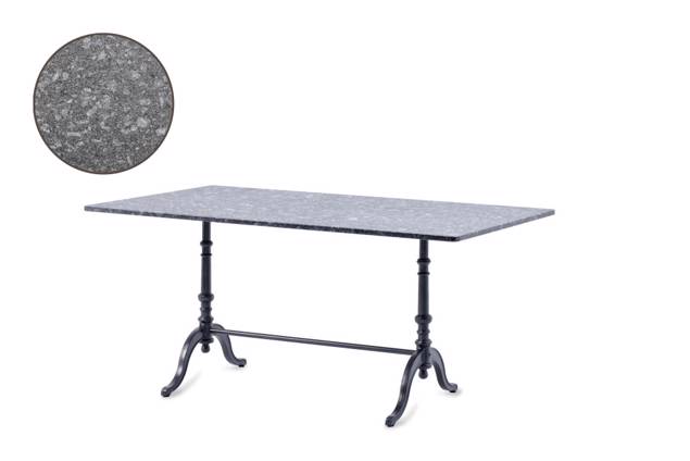 Nostalgie Table de jardin fonte d'acier 180x107 cm