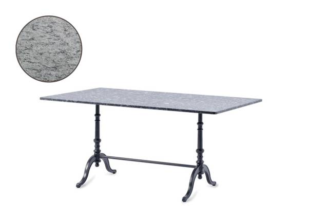Nostalgie Table de jardin fonte d'acier 200x110 cm