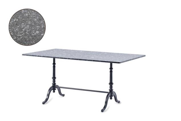 Nostalgie Gartentisch Stahlguss 130x80 cm