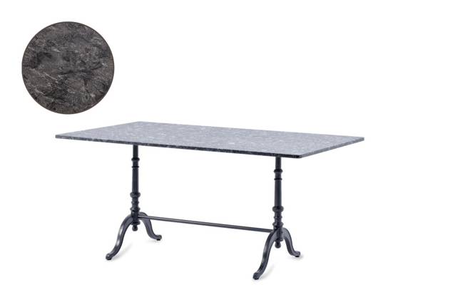 Nostalgie Gartentisch Stahlguss 140x95 cm