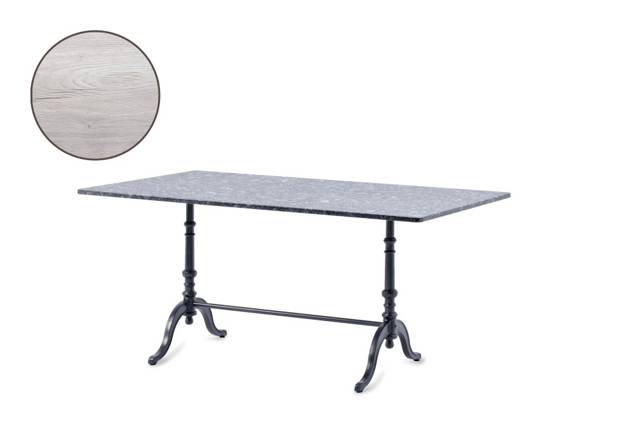 Nostalgie Gartentisch Stahlguss 180x90 cm
